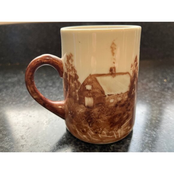 Vintage 1970's Coffee Tea Hand Painted Ceramic Mug By Martha Morey Signed - Picture 3 of 8